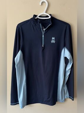Psycho Bunny 1/4 Zip Pullover Size Small